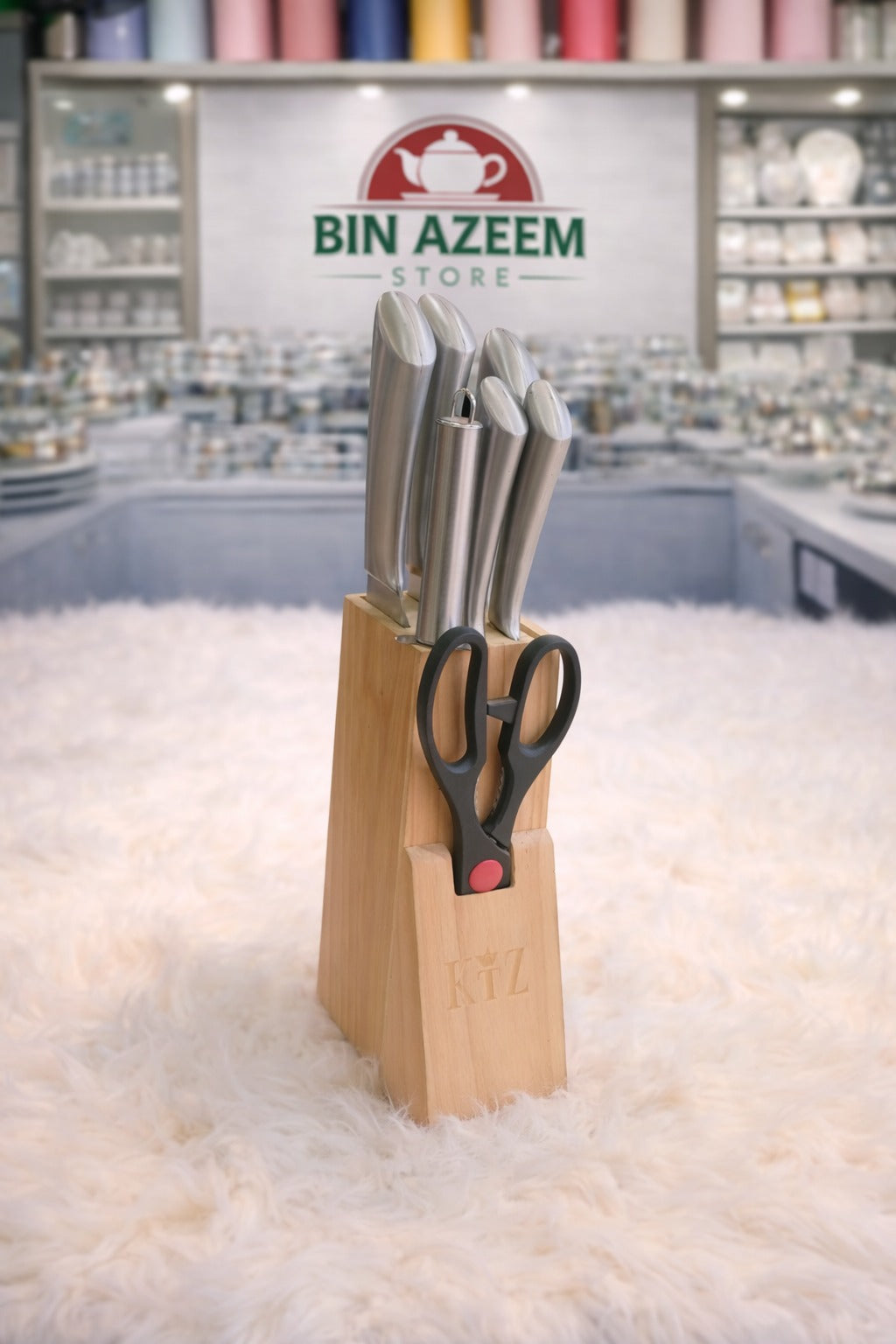 7 Pics knife Set with Wooden Box