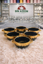 Black Gold Soup Set